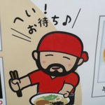 らーめん 富志夢 - ご主人にそっくり！