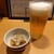 鮮魚 天ぷら すしつま - その他写真:生ビール、お通し