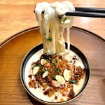 築地ごはん処 しずく - 豆乳坦々ミニうどん