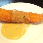 ぼんじゅーる - ランチのエビフライ