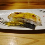 鯖とか烏賊とか真とか - 　２kgアップの白甘鯛！　このままでと思いながらもカラスミとのマリアージュ最高でした！