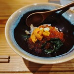 鯖とか烏賊とか真とか - 前菜　うに、いくら、太刀魚に？？？素晴らしいマリアージュでした！