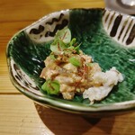 鯖とか烏賊とか真とか - カワハギの肝あえ　これも素晴らしかった