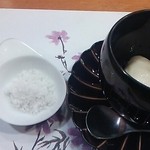 おけい鮨 - お塩で頂くお豆腐