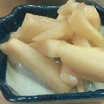 おけい鮨 - 自家製のガリ