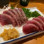 居酒屋まるよし - カツオ刺し