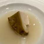 蒼 - 黒鮑 肝と自家製バターのソース