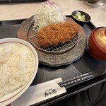 かつ徳 - ロースカツ定食