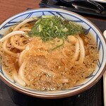 丸亀製麺 - 天かすと長ネギはトッピング自由