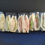 무기노 호 - 계란 샌드위치, 참치 샌드위치, 새우 커틀릿 샌드위치, 야채 샌드위치, 햄 마요 샌드위치