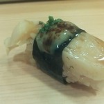 おけい鮨 - バルサミコ酢をつけた つぶ貝