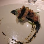 レフェルヴェソンス - 焼き鱧とリ・ド・ヴォーのポワレ