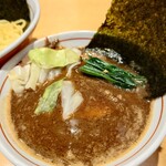 銀座 嚆矢 - 黒豚豚骨魚介つけ麺(並)