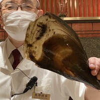 寿司 はせ川 西麻布店 - 平貝の貝を見せていただきました♪