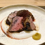 ひがしやま 司 - 長野県　さんさんポーク肩ロース　新百合根のピュレ