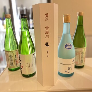 [Sake] Carefully selected Asahikawa local sake from Hokkaido. Don't miss the monthly menu