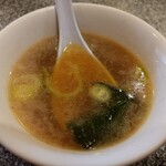 あぶら～亭 - 付属のスープ