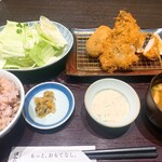 とんかつ 濵かつ - 料理写真:長崎産あじふらい御膳 1,600円