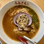 活海老 貝 卸の店 うみさち - 貝タンタン麺