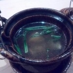 鮨 よし田 - すっぽんの土瓶蒸し