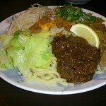 つけ麺道 一貫 - でら味噌まぜそば 麺大盛り