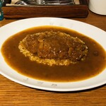 カレー専門店 白銀亭  - とんかつカレー　ご飯は少なめにしてもらいました