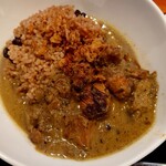 栄夏 - シーフードのグリーンカレー