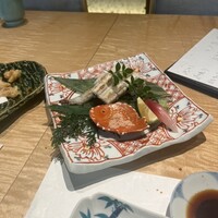対馬のどぐろとイカ活き造り 博多 魚蔵 都ホテル店 - 