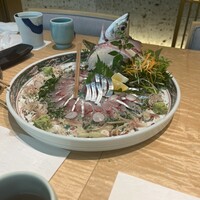 対馬のどぐろとイカ活き造り 博多 魚蔵 都ホテル店 - 