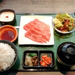 Yakiniku Kurayoshi - 蔵よしカルビ定食　ご飯大盛無料です