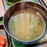焼肉 蔵よし - 味噌汁