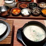 韓と米 ヨドバシ仙台店 - ランチ  コムタンスープ