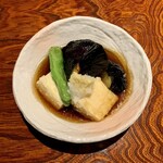 もてなしや将 - 茄子の揚げ出し ¥660