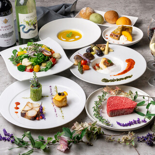 「오미규 스테이크 ×오미 야채」를 융합한 프랑스 요리 할인 코스