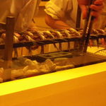 澤いち - 生ししゃも　焼き中