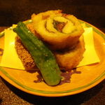 澤いち - 揚げ物　はもの梅巻き