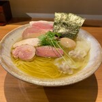 ジャパニーズ ラーメン 五感 - 特上塩らぁめん1700円