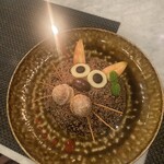 北新地 黒猫 - ケーキは食べきれなあ場合持ち帰りも出来ます