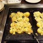 蛸のつぼ - 焼くのに苦戦中…