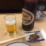 大はし - 「ビール大」500円