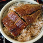 うなぎ茶屋 あんず - うなぎご飯　たれとうなぎの相性抜群