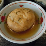 うなぎ茶屋 あんず - 小鉢　大きながんもどき