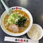 味の大王 生粋 - 元祖カレーラーメン＋ちょびっとライス