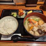 ちゃんこ料理 勝盛家 - ソップ炊きちゃんこ定食 990円