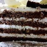 ハーブス - ブラック＆ホワイトチョコレートケーキ　税込900円