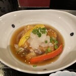 Kuribouzu - 揚げ出汁豆腐（¥460）