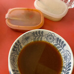 幸楽園 - たれ、豆板醤、ニンニク