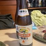 小料理 椿 - 瓶ビールスタート