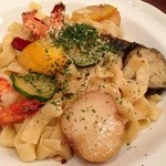 オイノス - エビと神奈川野菜のペペロンチーノ
