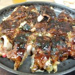 餅力 - イカお好み焼き